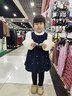盛妙慈女童套裝2025新款洋氣兒童寶寶裙子背帶小童連衣裙牛仔兩件套 圖片色兩件套 110 建議100-110厘米 曬單實(shí)拍圖