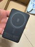 其他家MagSafe外接電池金屬磁吸無(wú)線(xiàn)充電寶Qi2適用蘋(píng)果16安卓便攜15 磨砂黑magsafe外接電池鋁合金材質(zhì)自帶支架手表 10000mAh 曬單實(shí)拍圖