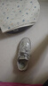 卡帕（Kappa）官方德訓鞋子女鞋冬季厚底增高休閑運動(dòng)學(xué)生板鞋 銀色 38 曬單實(shí)拍圖