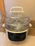 美的（Midea）電燉鍋電蒸鍋電燉盅隔水燉 0涂層不銹鋼內膽多功能煮粥煲湯燕窩燉盅4.5L白瓷燉蒸燉一體MD-DZC2556 曬單實(shí)拍圖