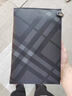SZNR品牌男包男士手拿包新款超簿大容量手抓信封包休閑商務(wù)格子手包男 黑灰格 29cm*19cm*1cm 曬單實(shí)拍圖