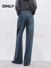 ONLY2025冬季新款做舊復古水洗寬松約克線(xiàn)剪裁直筒牛仔褲女|125432036 J35 510洗水牛仔藍 M M褲長(cháng)減短 曬單實(shí)拍圖