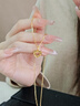 中國黃金（CHINA GOLD）鏤空愛(ài)心黃金項鏈女18K金吊墜金飾生日禮物送女友老婆結婚紀念日 產(chǎn)品禮盒（勿拍） 曬單實(shí)拍圖