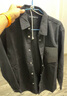太平鳥(niǎo)男裝夾克拼接行政秋季通勤休閑青年時(shí)尚黑色 第一批 L 曬單實(shí)拍圖