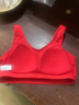 浪莎（LangSha）兒童內衣女文胸大紅色本命年純棉內褲套裝發(fā)育期初高中馬年小背心 曬單實(shí)拍圖
