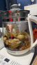 九陽(yáng)（Joyoung）養生壺迷你玻璃花茶壺煮茶器 12大功能11檔溫度 0膠水恒溫電熱燒水壺1.5L 1506BQ 曬單實(shí)拍圖