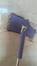 懶人自動(dòng)夾布拖把衛生間拖把家用清潔平板小拖把多功能洗臉巾拖把 紫色92cm 曬單實(shí)拍圖