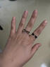 無(wú)聊的時(shí)候給手指戴個(gè)眼鏡開(kāi)口戒指可調節簡(jiǎn)約情侶指環(huán)七夕禮物 小眼睛戒指【可調節大小】 曬單實(shí)拍圖