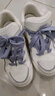 安踏輕風(fēng)丨女鞋板鞋2026春季新款厚底增高休閑百搭時(shí)尚運動(dòng)顯瘦板鞋 【防潑水版】象牙白/楊絮紫-6 37.5 曬單實(shí)拍圖