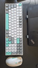 AOC GKM100無(wú)線(xiàn)藍牙機械鍵盤(pán)鼠標套裝三模 客制化熱插拔軸 鍵盤(pán)電競游戲專(zhuān)用電腦辦公 灰白綠青軸 曬單實(shí)拍圖