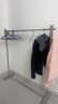 盛頓服裝店展示架加粗不銹鋼落地式掛衣架男女裝店中島陳列道具貨架 不銹鋼亮面長(cháng)80厘米高150厘米底 曬單實(shí)拍圖