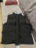 情侶款羽絨棉馬甲男女秋冬季潮牌大碼加厚保暖馬夾坎肩背心外套男 【清倉重磅升級加厚】黑色 2XL 建議體重140-150斤可穿 曬單實(shí)拍圖