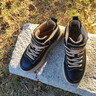 奧康（Aokang）時(shí)尚帥氣高幫休閑鞋男鞋潮百搭馬丁靴男士戶(hù)外厚底增高幫 墨玉黑 41 標準運動(dòng)鞋碼數 曬單實(shí)拍圖