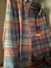第五季法蘭絨格子襯衫男長(cháng)袖秋冬厚款時(shí)尚休閑格子襯衣外套  SFL5U498 40 [參考體重：130-140斤] 曬單實(shí)拍圖