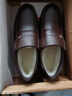 蜻蜓牌男鞋加絨加厚保暖男士棉鞋男中年人冬季牛皮靴子男皮鞋真皮羊毛高幫商務(wù)男靴防滑中老年人爸爸鞋老人鞋 棕色 39 曬單實(shí)拍圖