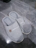 小熊兔子卡通棉拖鞋家用室內厚底保暖防滑毛毛拖鞋踩屎感棉拖鞋女 灰色 42-43 【適合41-42】 曬單實(shí)拍圖