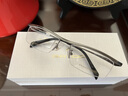 雷蒙迪克（RAYMDIC）純鈦眼鏡框男近視眼鏡眉線(xiàn)半框眼鏡輕商務(wù)鈦架近視鏡框架男R6007 【時(shí)尚百搭】拉絲槍色純鈦鏡框 曬單實(shí)拍圖