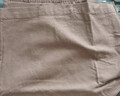 優(yōu)衣庫男裝女裝麻混紡松緊短褲休閑棉麻中褲/起居褲/可外穿477515 32 深米色 2XL 曬單實(shí)拍圖