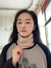嬈蝶秋冬新款真絲羊絨圍脖女套頭假領(lǐng)子桑蠶絲薄款護頸保暖小脖套圍巾 卡其色 均碼 曬單實(shí)拍圖