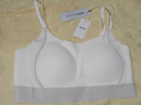 婷美吊帶少女內衣初高中生女大童發(fā)育期背心青少年二三階段文胸 白2XL 曬單實(shí)拍圖