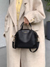 澳迪佳真皮女包2026新款時(shí)尚高級感單肩包通勤貝殼包頭層牛皮女士斜挎包 黑色 曬單實(shí)拍圖