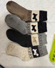 PRIMEET派米費爾島襪子女秋冬季2025新款保暖加厚中筒襪堆堆長(cháng)襪配小皮鞋 費爾島羊毛襪B組- 4雙 均碼 【推薦36-39碼】 曬單實(shí)拍圖