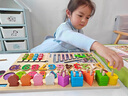 翎喏【百萬(wàn)熱銷(xiāo)】英國蒙氏聰明板形狀配對拼裝積木0-3歲寶寶益智玩具 八合一【聰明板】 曬單實(shí)拍圖