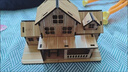 泰爾茲拼圖3d立體木質(zhì)手工制作建筑模型玩具房子學(xué)生版兒童禮物拼裝模型 溫馨小屋 曬單實(shí)拍圖