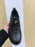 奧康男鞋春季新款男士真皮透氣運動(dòng)休閑皮鞋防滑輕便百搭旋轉扣板鞋 黑色 -5263121023H【順豐包郵】 40 (250mm) 【標準皮鞋尺碼】 曬單實(shí)拍圖