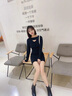 妙奕嘉黑色連衣裙女秋冬季裙子純欲緊身包臀裙2025新款高級感打底裙辣妹 黑色鏤空v領(lǐng)掐腰連衣裙 均碼 【建議125斤內】 曬單實(shí)拍圖