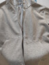 真維斯（Jeanswest）外套女連帽開(kāi)衫衛衣女裝春秋冬季新款寬松休閑潮流韓版學(xué)生上衣服 麻灰 純色 XL 曬單實(shí)拍圖