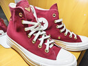 匡威（Converse）官方 1970S女純色潮流高幫帆布鞋圣誕紅色A03931C A03931C 37.5 曬單實(shí)拍圖
