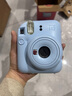 FUJIFILM(富士) instax mini12 立拍立得 一次成像相機 生日禮物 七夕禮物 送禮可愛(ài)迷你立拍立得相機 MINI12 繡球藍 曬單實(shí)拍圖