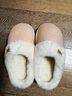 樸西冬季新款簡(jiǎn)約毛呢女士保暖居家棉拖鞋室內靜音 蜜桃粉 36-37 曬單實(shí)拍圖