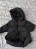 巴布豆（BOBDOG）金標中長(cháng)款兒童羽絨服冬季2025年新品寬松男女童裝A類(lèi)95鴨絨外套 黑色 【雙拉鏈】 120 推薦【身高100-110cm】 曬單實(shí)拍圖