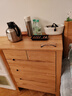 念念實(shí)木家具五斗柜橡木儲物柜客廳矮柜多功能臥室抽屜柜 原木色 63*40*75cm(長(cháng)*寬*高) 曬單實(shí)拍圖