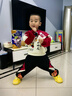酷樂(lè )羊男童哪吒衛衣套裝冬款加絨加厚寶寶洋氣春秋裝男孩運動(dòng)衣服兩件套 紅色 加絨冬款 可亮燈 110 曬單實(shí)拍圖