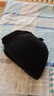 喜蘇萊針織帽秋天瓜皮帽男士薄款毛線(xiàn)地主雅痞帽子女秋冬光頭帽嘻哈街舞 黑色 曬單實(shí)拍圖