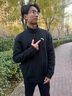 安踏（ANTA）外套男2026春季新款男士簡(jiǎn)約立領(lǐng)拉鏈開(kāi)衫休閑寬松保暖防風(fēng)夾克 【針織常規版-熱賣(mài)推薦】基礎黑-1 XL /男180cm 曬單實(shí)拍圖