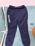 Levi's李維斯兒童套裝男女童套裝秋季新款套頭衛衣長(cháng)褲2件套衣服 深靛藍 160 /80 【建議身高158-170cm】 曬單實(shí)拍圖
