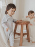 乖奇熊嬰幼兒長(cháng)袖連體衣服春秋季男女寶寶純棉哈衣爬服新生幼兒春裝睡衣 曬單實(shí)拍圖