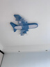 鹿屋 兒童房燈創(chuàng  )意卡通飛機風(fēng)扇燈簡(jiǎn)約現代男女孩臥室電扇一體燈 藍色戰斗機【65CM】無(wú)極+精靈 曬單實(shí)拍圖