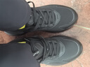 特步男子跑步鞋運動(dòng)鞋輕便減震防潑水革面跑鞋黑色 曬單實(shí)拍圖