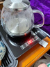 益茶福全自動(dòng)上水電熱水壺茶臺燒水壺抽水燒水一體機玻璃底部上水單壺茶幾保溫泡茶壺開(kāi)水壺煲水壺 1L 玻璃套裝黑色 曬單實(shí)拍圖