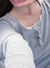 妙奕嘉打底衫女長(cháng)袖t恤女士洋氣款2025秋季新款白色女裝內搭可外穿上衣 假兩件花邊灰色上衣-帶胸墊 均碼 【建議75-125斤】 曬單實(shí)拍圖