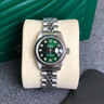 【二手99新】勞力士女表 日志系列自動(dòng)機械女表 時(shí)尚女表后鑲鉆石后配盤(pán)面指針二手勞力士女表 深綠色-26mm-狗牙圈 曬單實(shí)拍圖