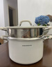 榮事達加厚316不銹鋼蒸鍋無(wú)涂層食品級陶瓷家用專(zhuān)用燃氣蒸煮燉鍋 加厚陶鋼 防銹抑菌【雙層】 24cm 316L不銹鋼 曬單實(shí)拍圖