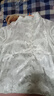 啄木鳥(niǎo)輕國風(fēng)白色雪紡襯衫女職場(chǎng)穿搭早秋長(cháng)袖立領(lǐng)襯衣中式印花通勤上衣 白色 3XL 曬單實(shí)拍圖