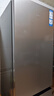 海爾（Haier）310升風(fēng)冷無(wú)霜三開(kāi)門(mén)多門(mén)家用小冰箱小型宿舍租房一級能效節能BCD-310WGHD3E7WV(銀) 曬單實(shí)拍圖