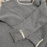 歐貝汐毛衣女秋冬加厚圓領(lǐng)2025新款寬松內搭打底小個(gè)子短款上衣針織衫 灰色 均碼 【建議80-120斤】 曬單實(shí)拍圖